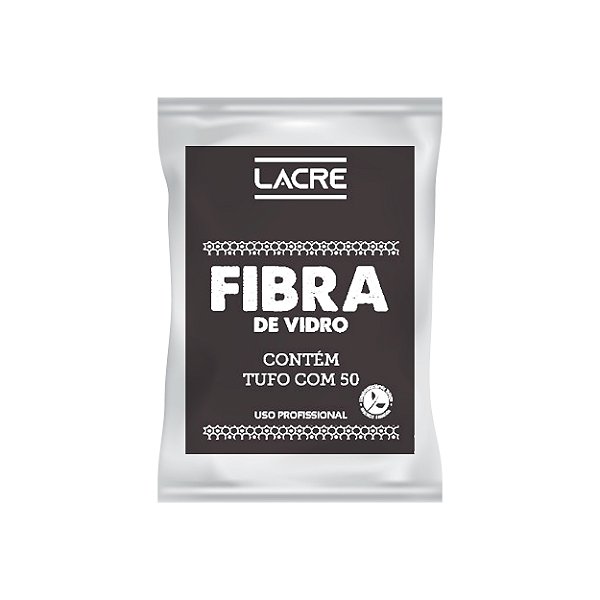 Fibra de Vidro para Unha de Gel. Tufo com 50 - Lacre