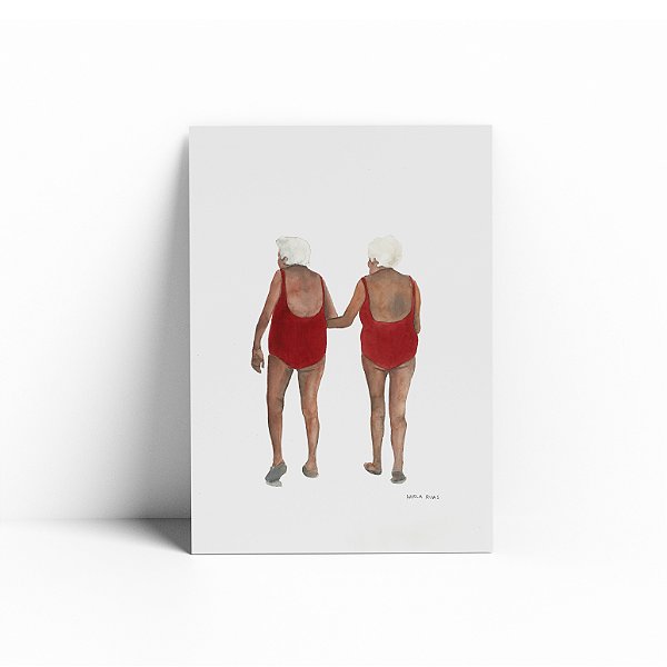 As Velhinhas - Karla Ruas - Quadro ou Print Fine Art