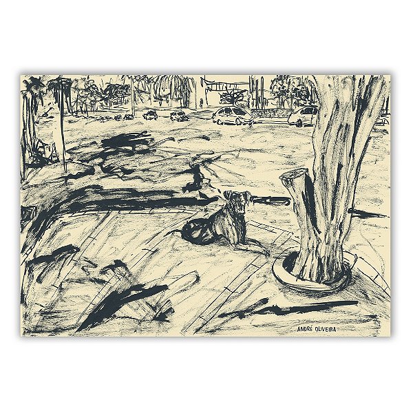 Cães Callejeros - 10 - André Oliveira - Quadro e Print em Fine Art