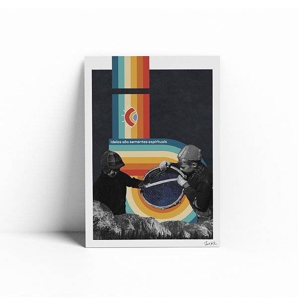 Ideias são Sementes - Exposição OXXIE por Ingrid Moura - Print Fine Art ou Quadro