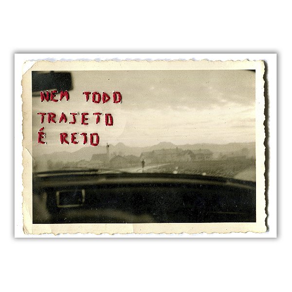 Nem Todo Trajeto é Reto - Nina Rocha - Print Fine Art ou Quadro