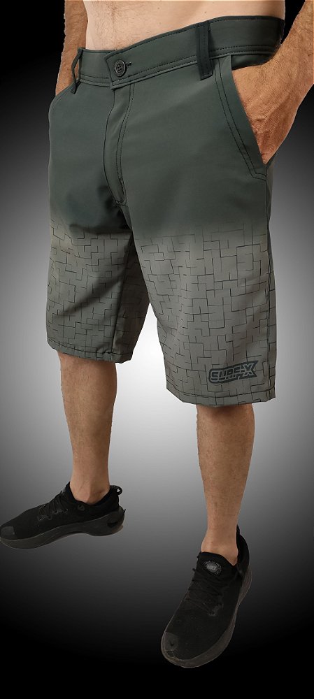 Bermuda Phantom Elastano LionOfJudah Cores Marrom,Azul,Verde,Vermelho e Roxo.