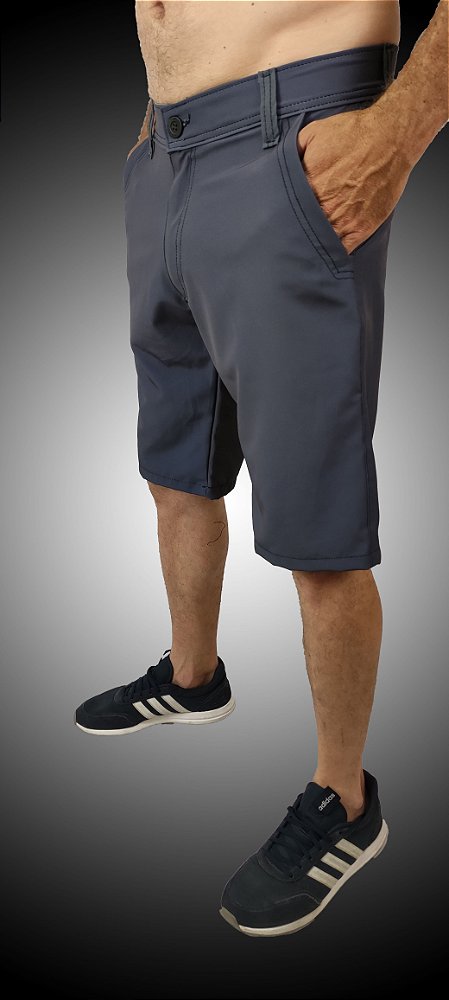 Bermuda Phantom Elastano Básica Cores Preto,Verde,Cinza,Marinho e Marrom.