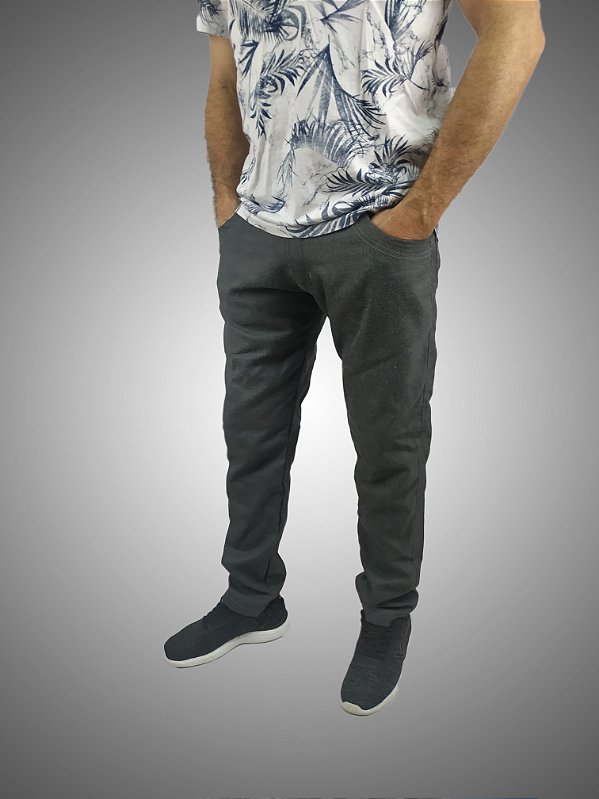 Calça Masculina Tradicional  Oxi Cinza SURF-X.