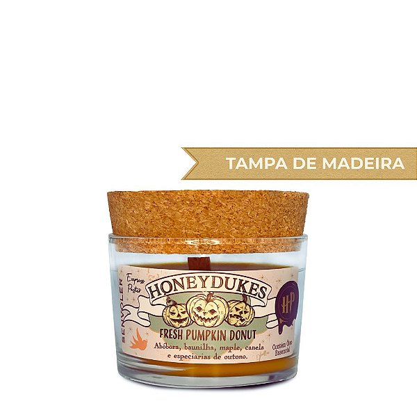Honeydukes Express Fresh Pumpkin Donut -Book Collection Candle 100g