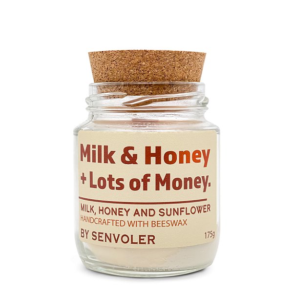 Milk & Honey -Mel, Leite, Girasol e Terra 175g