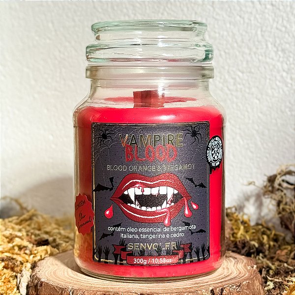 Vampire Blood Glass- Óleo Essencial de Bergamota Italiana 330g