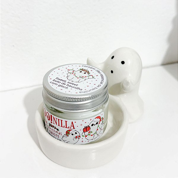 Christmas Ghost - Bolo de Glace Real, Baunilha e Chocolate 30g