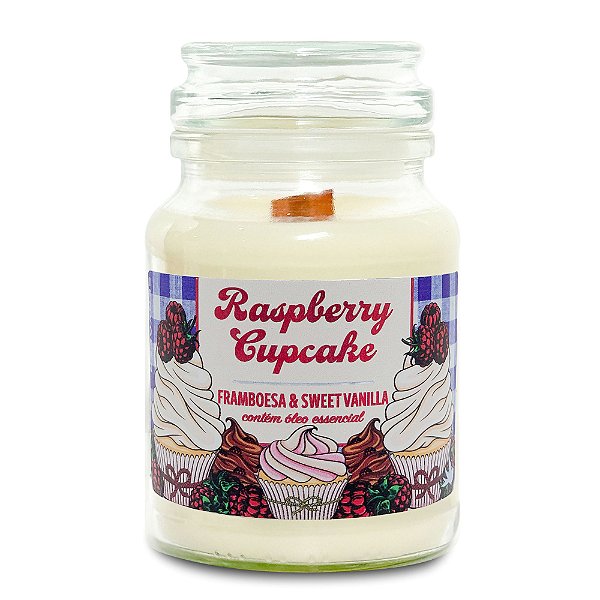 Cupcake de Framboesa -Framboesa e Bolo de Baunilha 330g