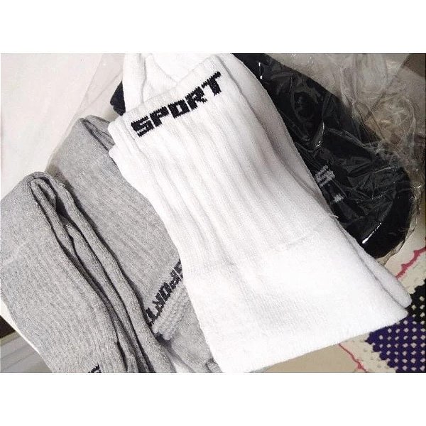 MEIA SOQUETE UNISSEX DE ALGODÃO