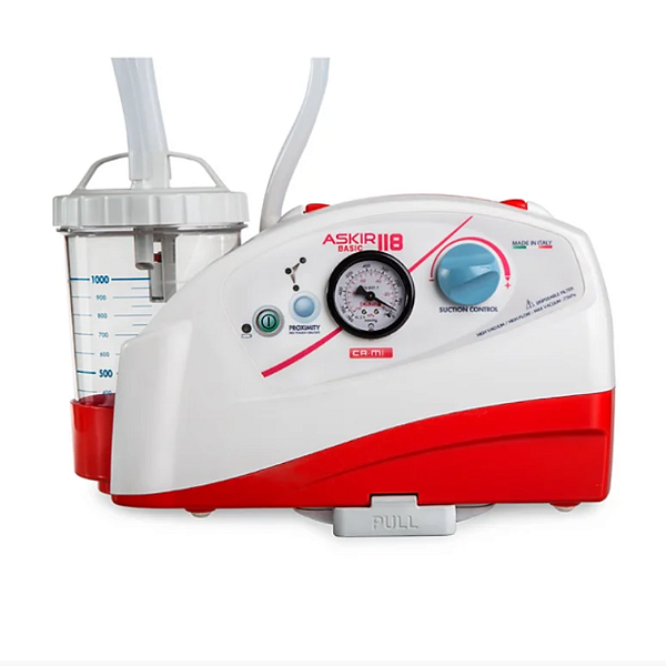 ASPIRADOR CIRÚRGICO - CA-MI - ASKIR 118 - COM BATERIA