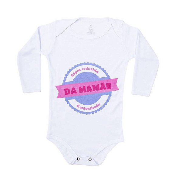 Body Baby Manga Longa - Personalizado