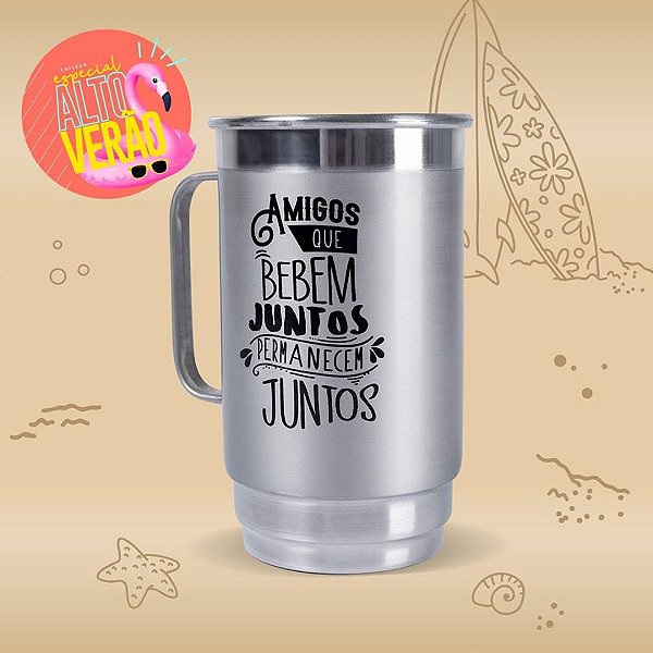 Copo Chopp Alumínio 550 ml - Personalizado