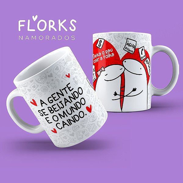 Caneca em cerâmica 325 ml - Artes Dia dos Namorados 2
