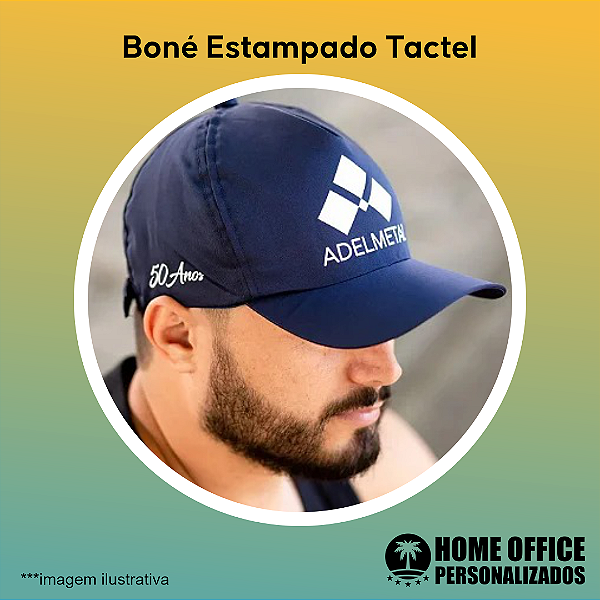Boné Tactel Personalizado - 10 UNIDADES OU MAIS