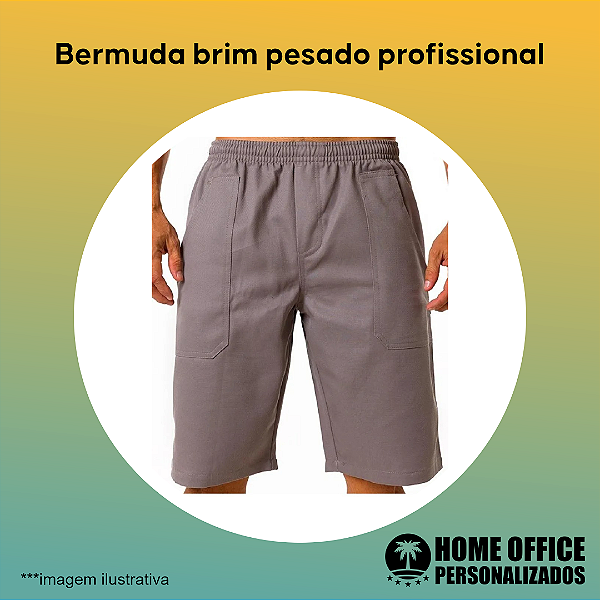 Bermuda Sarja Brim Personalizada