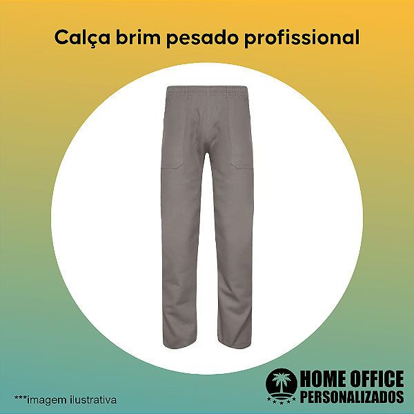 Calça Brim Pesado Profissional