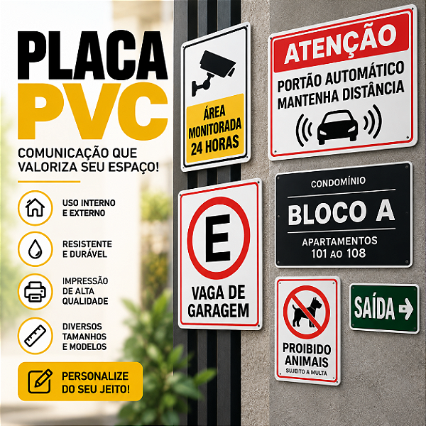 Placa PVC