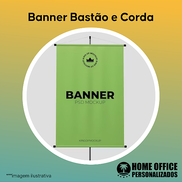 Banner Bastão e Corda