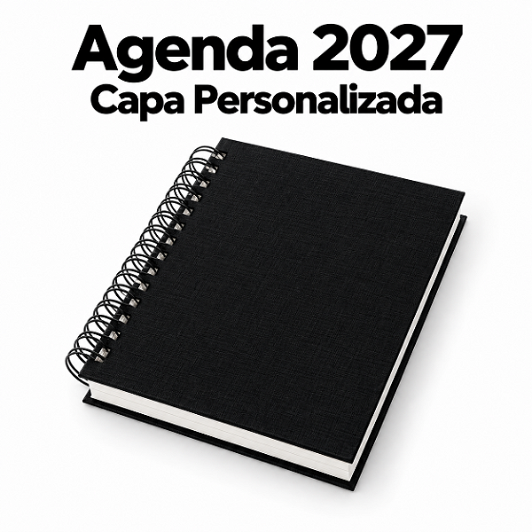Agenda 2027 Capa Personalizada - Modelo Padrão Gráfica