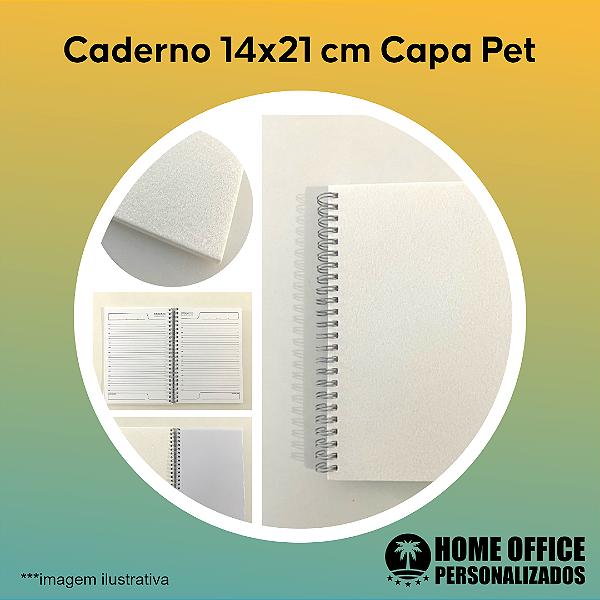 Caderno Personalizado Capa PET