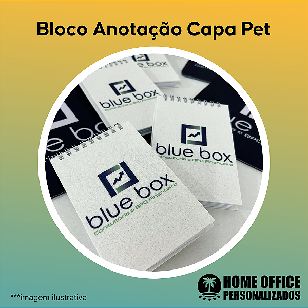 Bloco Personalizado Capa PET