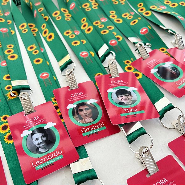 Crachá + Cordão Personalizados