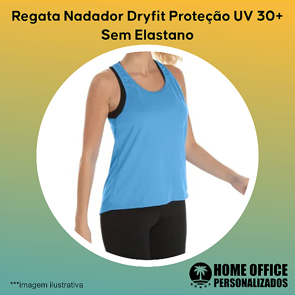 Regata Baby Look Dryfit UV 30+ - 10 UNIDADES OU MAIS