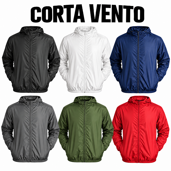 Corta Vento Impermeável - 10 UNIDADES OU MAIS