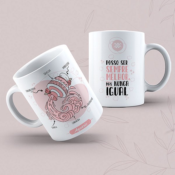 Caneca em cerâmica 325 ml - Artes Signos