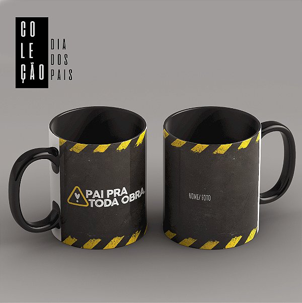 Caneca em cerâmica 325 ml - Artes Dia dos Pais 2