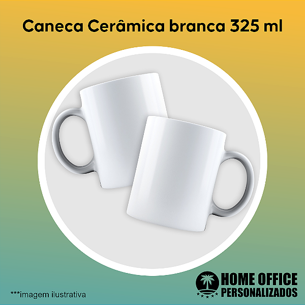 Caneca em Cerâmica 325 ml Personalizada