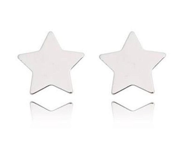Brinco de Prata Estrela Pequena