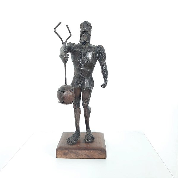 Escultura em Ferro Eskiavel Carvalho Anos 60