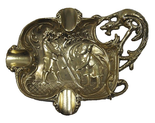 Cinzeiro De Bronze Eberle Estilo Art Nouveau
