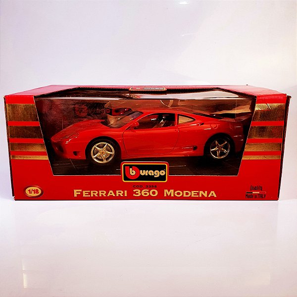 Miniatura Ferrari 360 Modena Burago 1999