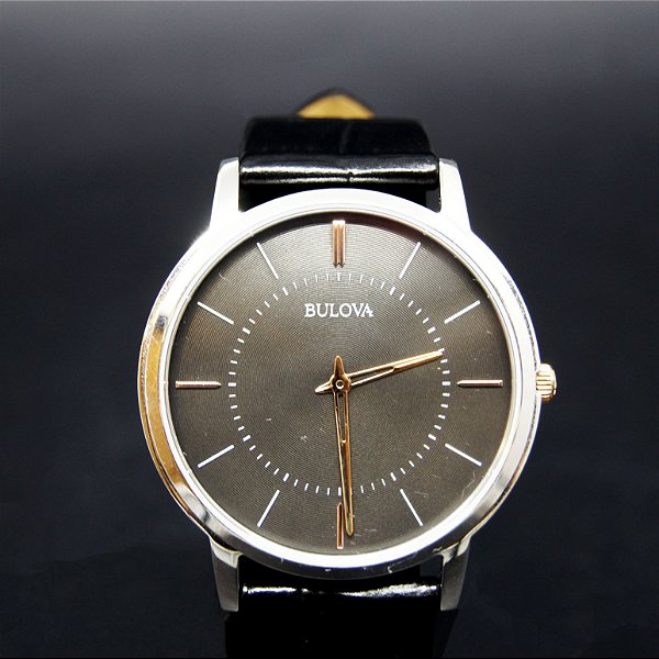 Relógio Bulova Masculino Classic Slim 98a167
