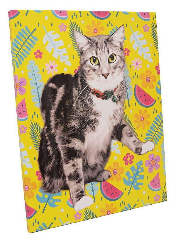 Quadro Canvas Borda Espelhada 70x90