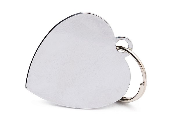 Pingente de Metal Resinado Coração