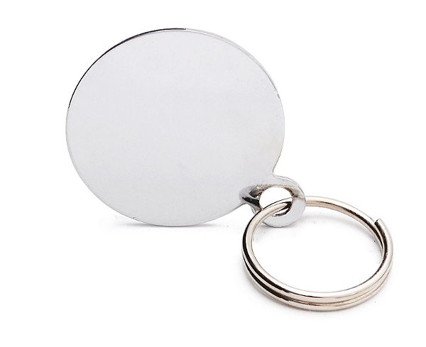 Pingente de Metal Resinado Redondo