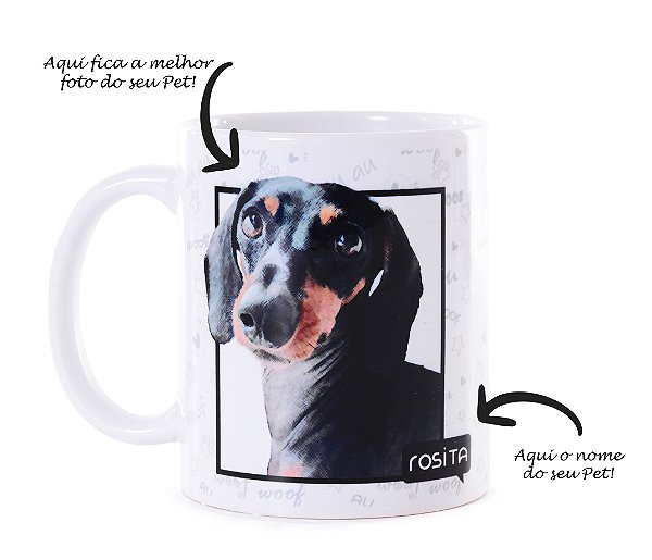 Caneca Rosita Woof Woof