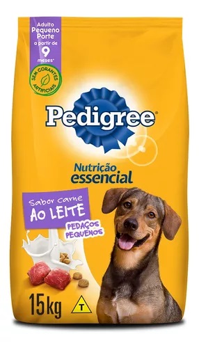 Ração Seca Pedigree Nutrição Essencial Raças Pequenas Sabor Carne ao Leite - Premium