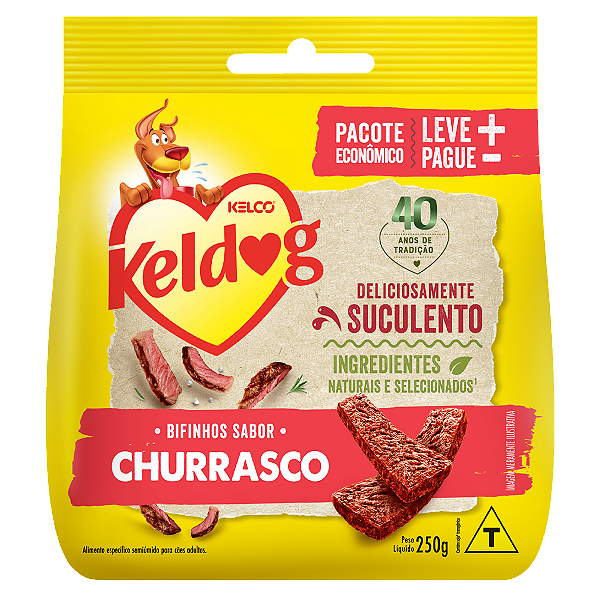 Bifinho Keldog Sabor Churrasco - Kelco