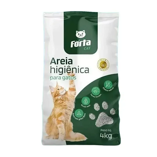 Areia Higiênica Neutra Forta Cat 4 Kg