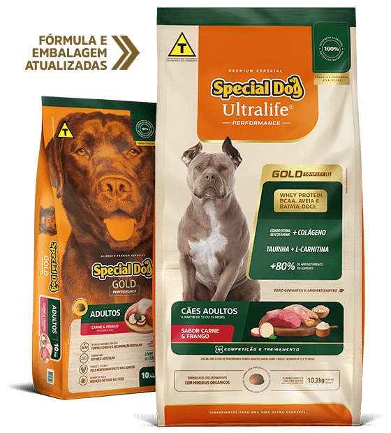 Ração Special Dog Ultralife Performance Cães Adultos Sabor Carne e Frango - 15 Kg