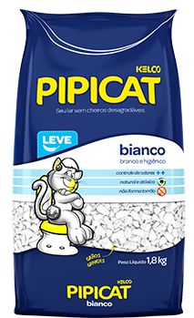 Areia Sanitária Kelco Pipicat Bianco 1,8 kg