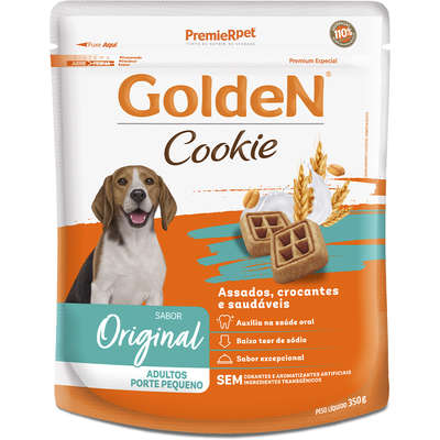 Biscoito Golden Cookie Adulto Pequeno Porte Sabor Original 350 gr Mini Bits