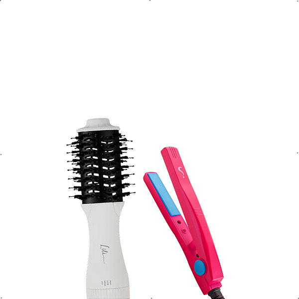 Mini Escova Secadora Lili + Mini Chapinha Paulinha