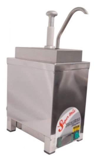 Dispenser de cobertura aquecido 1 Bomba
