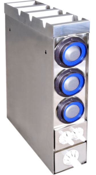 Dispenser p/copos 3 bocas- 300 a 700 ml CQ